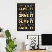 Poster Motivation Life Advice (Bureau à domicile)
