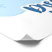 Poster Motivation Lune et Étoiles Célestes (Coin)