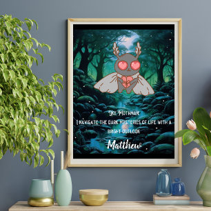 Poster Motivation Mothman Cryptid
