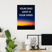 Poster Motivation Night Sky (Bureau à domicile)