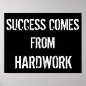 Poster Motivation noir et blanc (Devant)