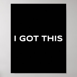 Poster Motivation - Pensée Positive Et Confiance - I