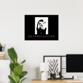 Poster Motivation Pop Art Lion Imprimer (Bureau à domicile)