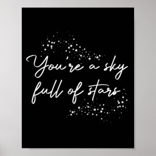 Poster Motivation Positive Vous êtes un ciel plein d'étoi