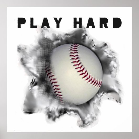 Poster Motivation pour le Baseball (Devant)