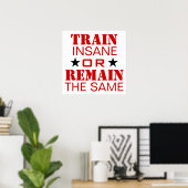 Poster Motivation pour l'entraînement (Bureau à domicile)
