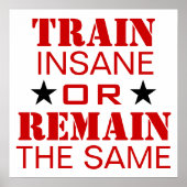 Poster Motivation pour l'entraînement (Devant)