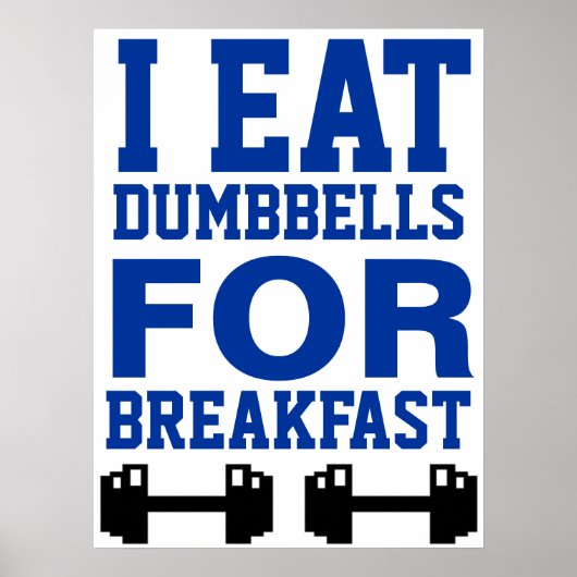 Poster Motivation pour l'entraînement (Devant)