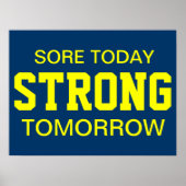 Poster Motivation pour l'entraînement (Devant)