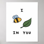 Poster Motivation Puns Beeleaf (Devant)