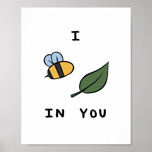 Poster Motivation Puns Beeleaf (Devant)