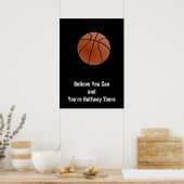 Poster Motivation Quote Basketball (Cuisine)