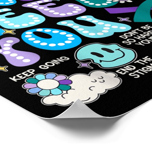 Poster Motivation Ribbon Suicide Prevention Awarenes Wome (Coin)