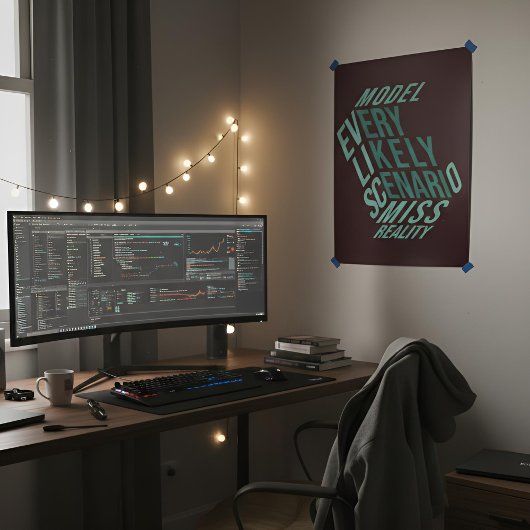 Poster Motivation sèche | Réalité modélisée | Eaux profon
