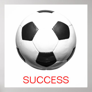 Poster Motivation succès Football de football