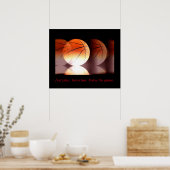 Poster Motivational Basketball - Play Have Fun Enjoy Game (Cuisine)