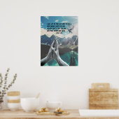 Poster Motivational Bible Verse Psaume 121 (Cuisine)