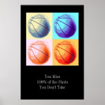 Poster Motivational Citation Pop Art Style Basketb<br><div class="desc">J'Aime Ce Jeu. Sports Populaires - Basketball Game Ball Image.</div>