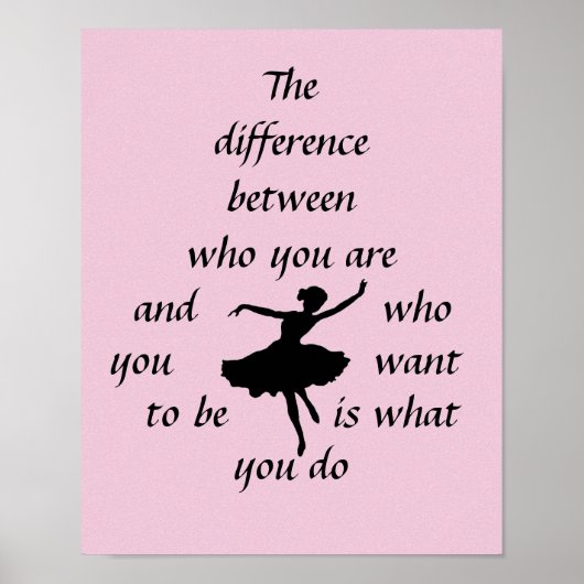 Poster "Motivational Dancer" (Devant)