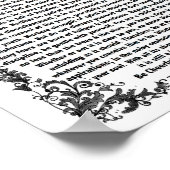 Poster Motivational Desiderata Poem par Max Ehrmann (Coin)