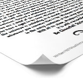 Poster Motivational Desiderata Poem par Max Ehrmann (Coin)