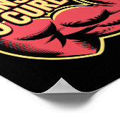 Poster Motivational Funny Gym Humour Biceps Gains Licence (Coin)