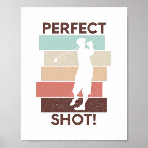 Poster Motivational golf sayings golfing quote