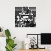 Poster Motivational Gym (Bureau à domicile)