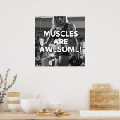 Poster Motivational Gym (Cuisine)