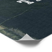 Poster Motivational Lacrosse pour la réussite! (Coin)