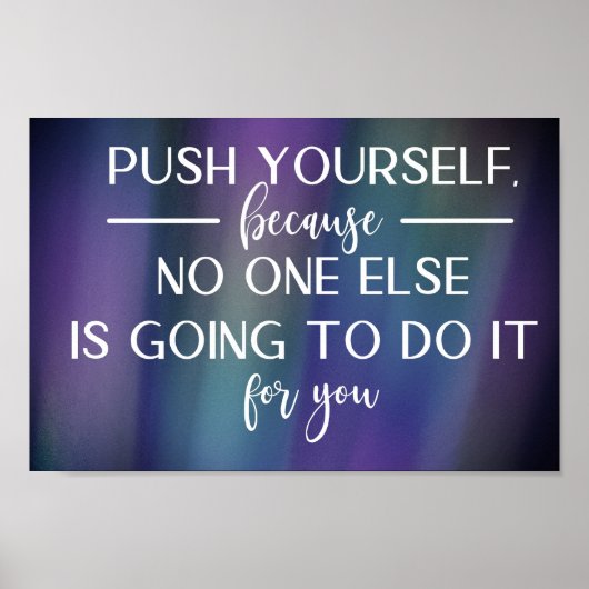 Poster Motivational Print Value (Matte) (Devant)
