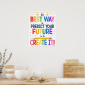 Poster Motivational Rainbow Classroom (Cuisine)