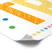 Poster Motivational Rainbow Classroom (Coin)