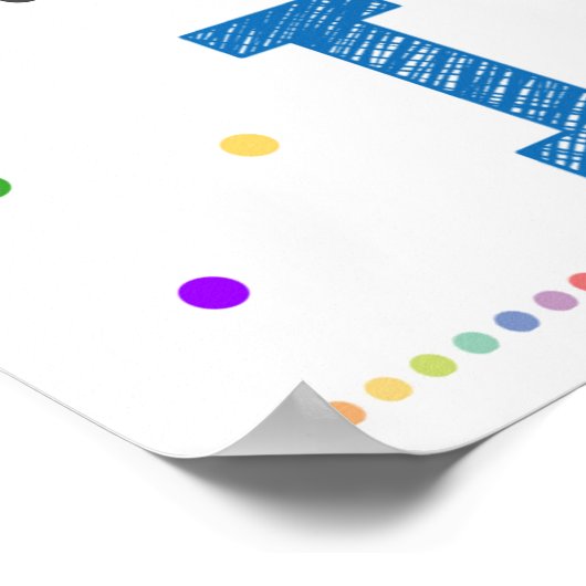 Poster Motivational Rainbow Classroom (Coin)