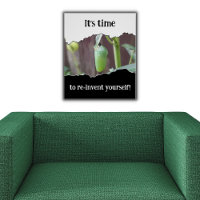 Motivational Re-Invent Yourself Black & White