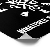 Poster Motivational Saying Apparel  (Coin)