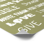 Poster MOTIVATIONAL TRUST GOD MURAL wall hanging (Coin)