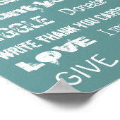 Poster MOTIVATIONAL TRUST GOD MURAL wall hanging (Coin)