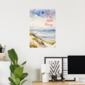 Poster Motivational Watercolor Wall Art 6 (Bureau à domicile)