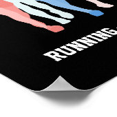 Poster Motivational Words, Running - the Natural High (Coin)