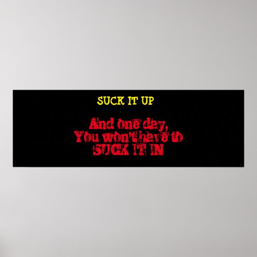 Poster Motivational Workout (Devant)