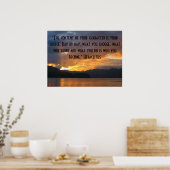 Poster motivationnel avec une citation de Heraclit (Cuisine)