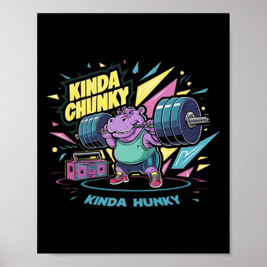 Poster Motivationnel Bodybuilding Poids Apparel Ki (Devant)