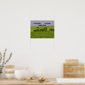 Poster Motivationnel Chase Your Dream (Cuisine)