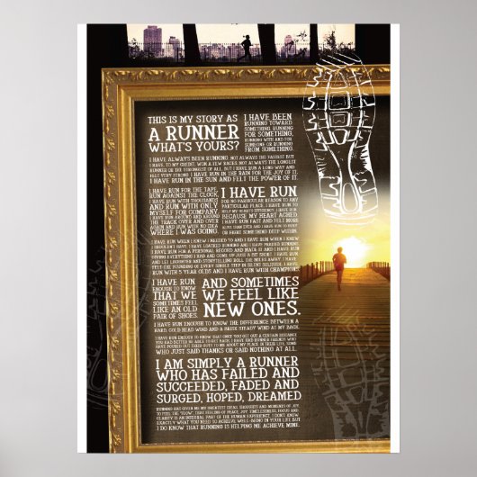 Poster Motivationnel - Courant, Vie (Devant)