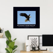 Poster Motivationnel de l'aigle chauve (Bureau à domicile)