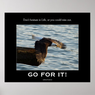 Poster Motivationnel de l'aigle chauve
