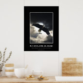 Poster Motivationnel de l'aigle chauve (Cuisine)