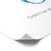 Poster Motivationnel de l'aquarelle tropicale (Coin)