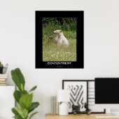 Poster Motivationnel de l'Ours Esprit (Bureau à domicile)